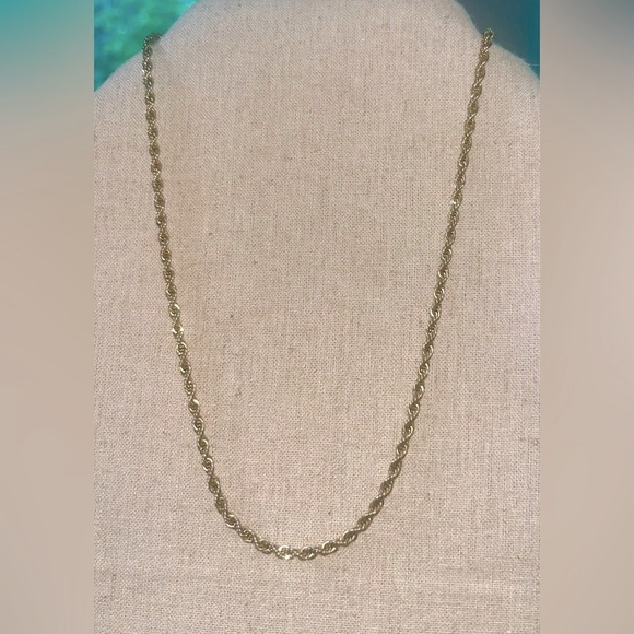 American Showcase Jewelry Vintage American Showcase Gold Rope Chain